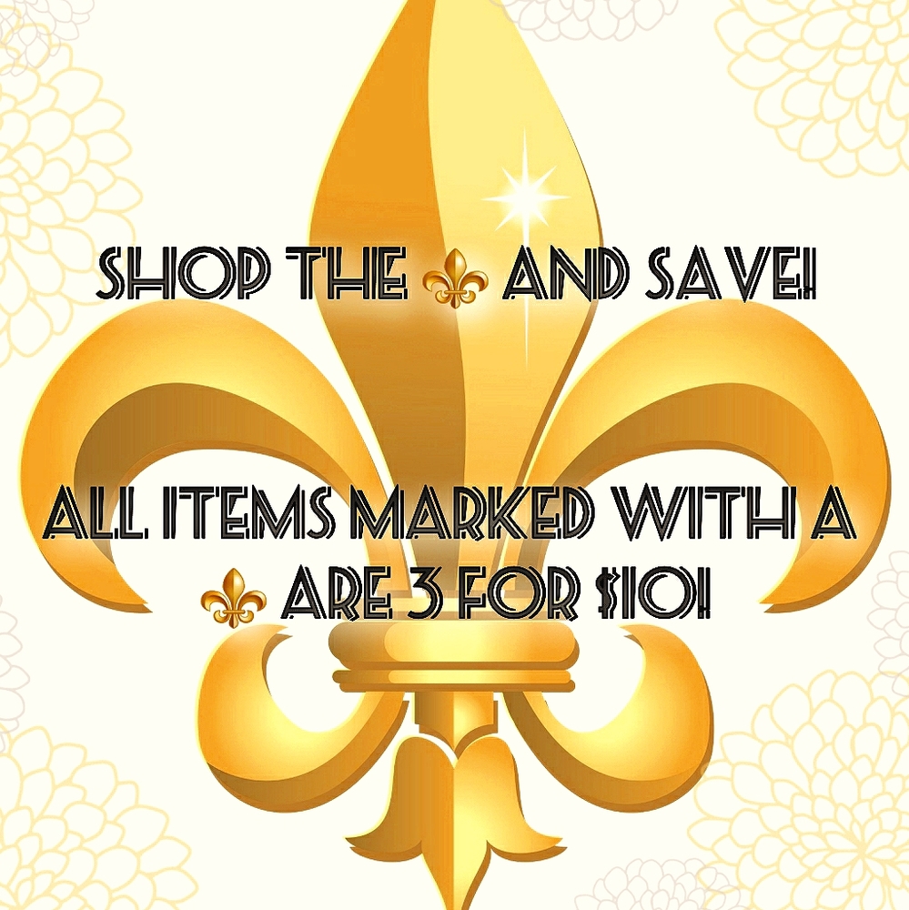⚜️ (3/$10) Shop the Fleur-de-lis and SAVE!! ⚜️